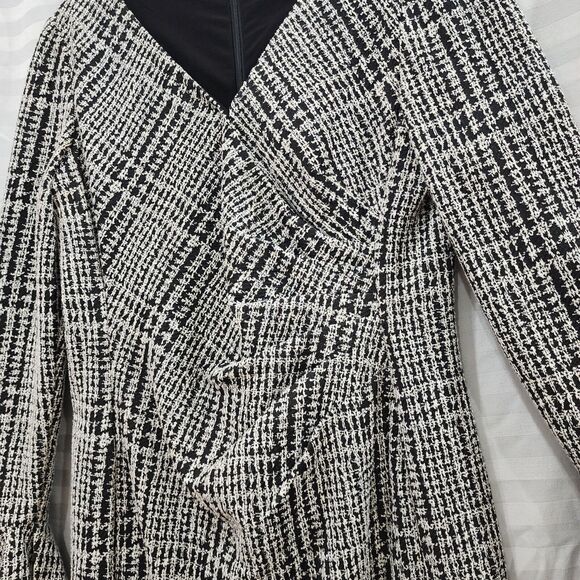 Lauren by Ralph Lauren Womens‎ Plaid Ruched Dress Size 14 - Picture 10 of 15
